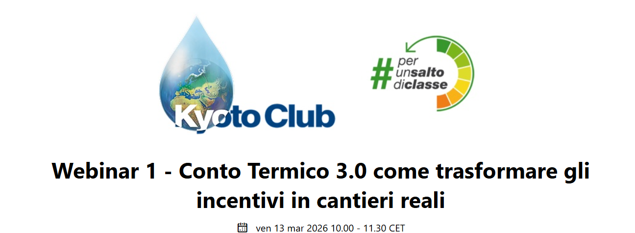 Webinar Conto Termico 3.0 come trasformare gli incentivi in cantieri reali